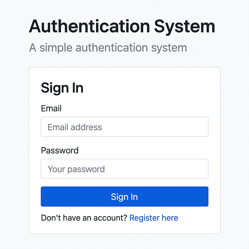 Authentication System