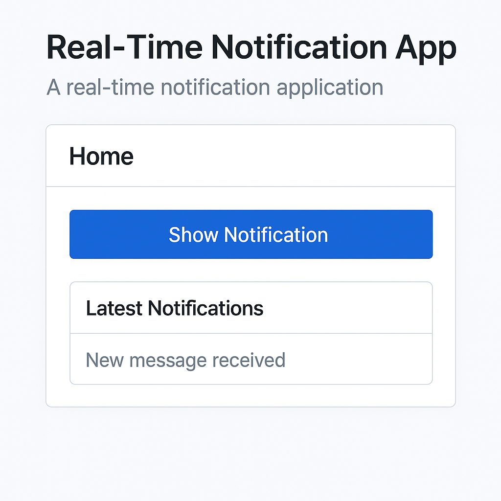 Real-Time Notification System